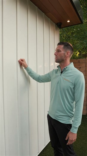 Pool House Wood Siding