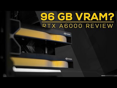 RTX A6000 x2 SLI | NV- Link Benchmarks | AI & 3D Rendering | theMVP