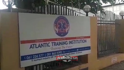 PROTESTING ... Several students enrolled in an auxiliary nursing course at the Atlantic Training Institute in Windhoek staged a protest on Monday morning, alleging that the course they have been studying is not accredited by the Namibia Qualifications Authority and is not recognised by the Nursing Council of Namibia. Video: Staff Reporter | The Namibian