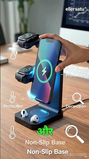 3-in-1 MagSafe Wireless Charger Review | Fast 23W Charging for iPhone, Apple Watch & AirPods