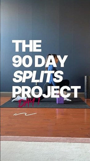 The 90 Day Splits Project 🔥 Day 1 Front & Middle Splits Stretch Routine👇🏽 Warm Ups: 1