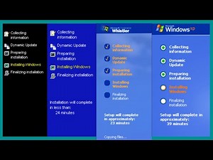 Windows XP Setup UI Evolution!