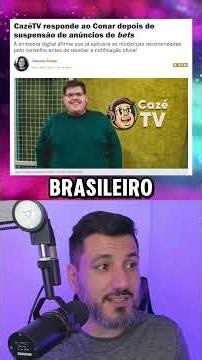 CazéTV responds to Conar following the suspension of betting ads #marcoseduardo