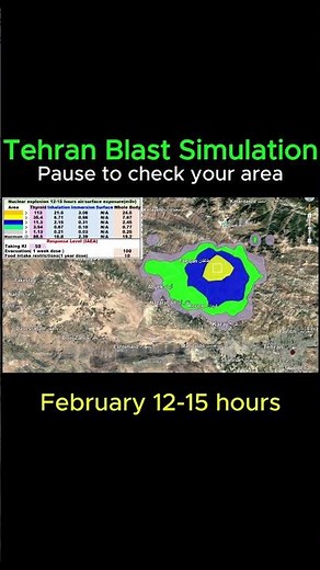 Tehran, After a Nuclear Bomb