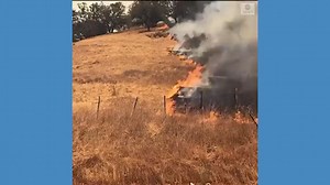 Time-lapse captures Glass Fire spread in California
