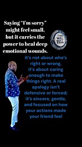 4.9K views · 83 reactions | Saying “I’m sorry” might feel small, but...