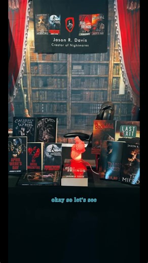 3 Book Horror Haul - 3 signed horror books by Jason R Davis shopping fiction