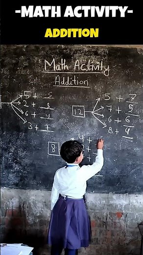 Fun Math Activity: Simple Addition Challenge for Kids | Primary School Classroom Teaching ✏️