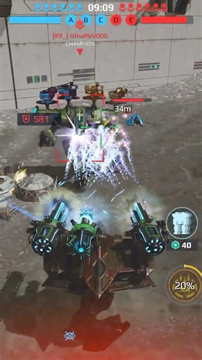 Angry Hunter Nightingale Surprises 2 Swords | War Robots #gameplay #gaming #warrobots #wr #wrshorts