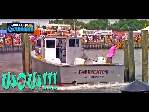 Clam Slam Boat Docking Contest 2015 Cape Charles Eastern Shore Virginia Jim Baugh Outdoors TV