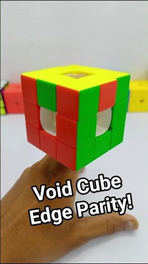 Void Cube Edge Parity FIX in Seconds 😱 | Easy Trick No Algorithm! #shorts