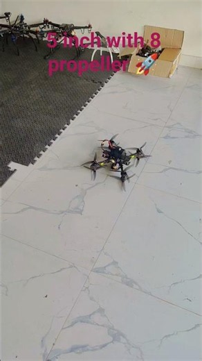 8 Motors,Zero Chill. 😈..This is a 7" X8 BEAST for lifting 🚀Hover test PASS , #droneshorts #drone