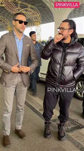 Pinkvilla on Instagram: "Vacation time for the Khan family! Aamir Khan jets off for a getaway with girlfriend Gauri, nephew Imran Khan, and mother. 🤌🤌"