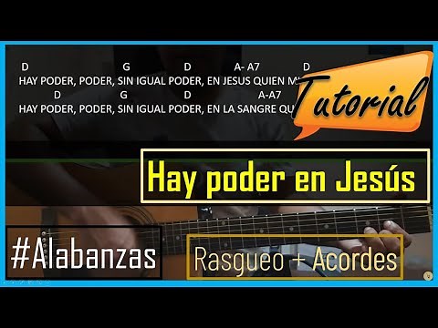 hay poder poder sin igual poder con Jesus guitarra acustica | principiantes | Marcos Witt