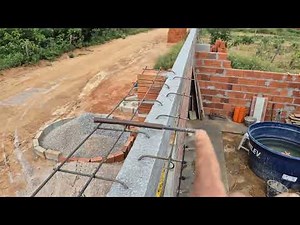 How to build a facade for your house: a quick and cheap slab construction tip.