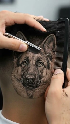 Hyper-Realistic german Shaft Face Haircut | #hairstyle #haircut #haircare #newstyle #trending #ai