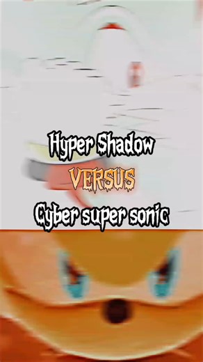 Hyper Shadow vs Cyber Super Sonic
