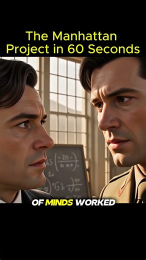 The Manhattan Project in 60 Seconds #history #facts