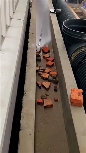 high pressure water jet cleaning process #shorts