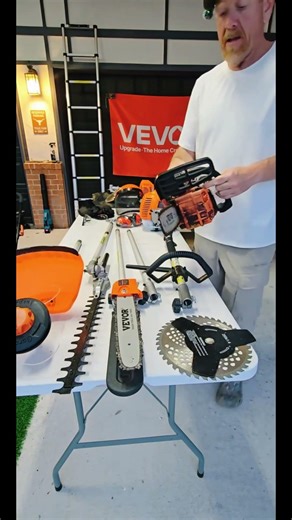 VEVOR Gas Chainsaw, 25.4CC 12" 1.2HP, Gasoline Powered Chain Saw, Handheld Cordless Petrol Chainsaws