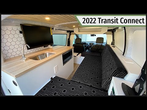 Ultimate Micro Camper Van Tour: Luxury 2022 Transit Connect with Incredible Features!