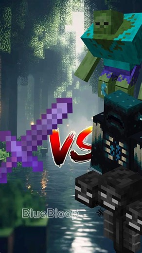 Netherite Seord Vs all Mobs #minecraft