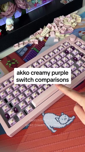 Akko Creamy Purple Switch Comparisons