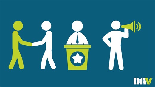 2.9K views · 34 reactions | It's an election year! DAV encourages you, as an individual, to register to vote, to vote in elections and to actively support the candidates of your choice. However, as a DAV member, you have the responsibility to ensure your activities as a private citizen do not give the appearance that DAV supports or opposes any political candidate. | DAV | Facebook