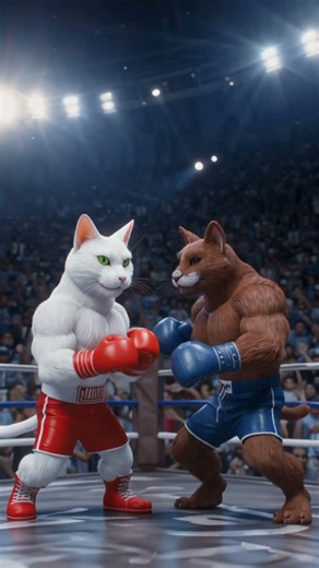 “Bodybuilder Cat vs Dog Boxing Match 🥊 | Epic 3D Fight | Who Will Win?”