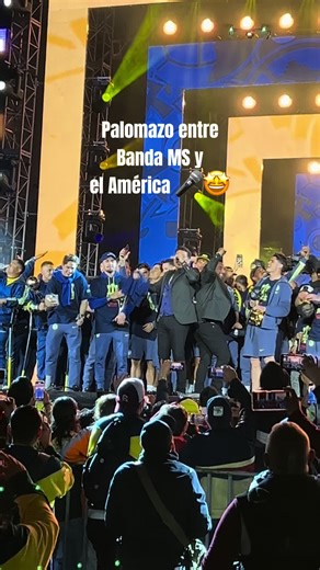El concierto que nunca pensaste escuchar 😍🎤🎶 Banda MS y @Club América ✌🏼 #tiktokdeportes #tricampeon #ligamx #america