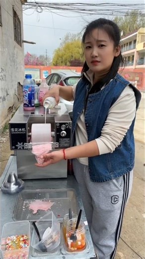 Ice Cream Magic | Sweet Street Treats Colorful Ice Cream Delight | 2026 Viral Recipe#foryou #shorts