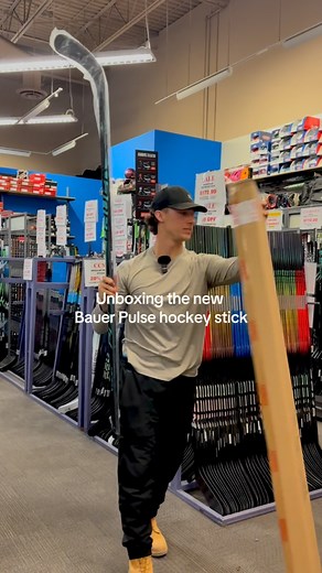 Meet the Bauer Pulse — where speed, power, and control connect. Hybrid kick point. Lighter feel. Pro performance. In stock now at Houle Sports 🏒🔥 #hockey #pulse #bauerpulse #newhockeystick | Houle Sports Excellence
