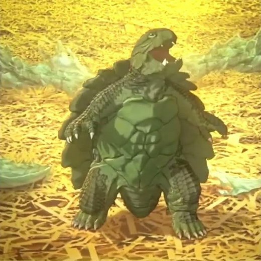 Baby Gamera Roaring| #short #baby #kaiju