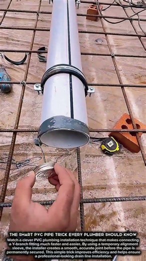 The Smart PVC Pipe Trick Every Plumber Should Know #diyprojects #engineering #satisfying