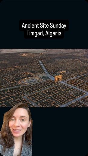 Raven Todd DaSilva | Archaeologist on Instagram: "The most Roman of Roman cities 🏛️ Timgad in Algeria has been called the Pompeii of North Africa and is one of the best preserved Roman sites in the entire empire. It was founded by Emperor Trajan in 100 CE for retired legionaries and quickly grew into a prosperous city. For some great Algeria content check out @cosisodyssey who went there last October! #ancienthistory #romanempire #ancientrome #algeria #archaeology | Northern Africa | rom