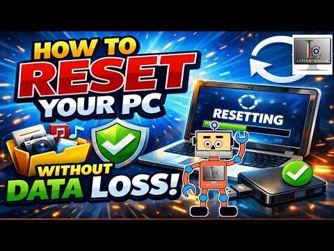 How to Reset your PC Without Data Loss Process Step|| resrt windowes 10 o&11 | format your pc