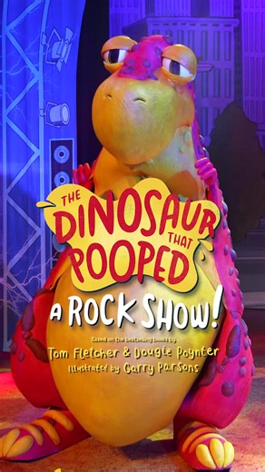 Dumping onto our stage on 29 May is The Dinosaur That Pooped: A Rock Show! 🦖 🎸 💩 Based on the best-selling books by McFly's Tom Fletcher and Dougie Poynter, this laugh-out-loud show will be a hit with kids and adults alike! https://buff.ly/awu9NMV #mcfly #hastings | White Rock Theatre