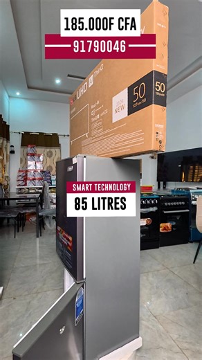 * Réfrigérateur smart technology 106 litres * 50 pouces smart Android LG avec support mural