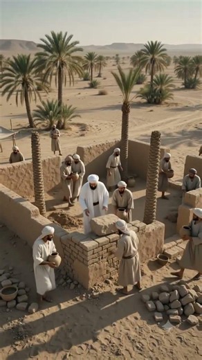 The First Mosque Built in Islam 🕌 | Masjid Quba Timelapse