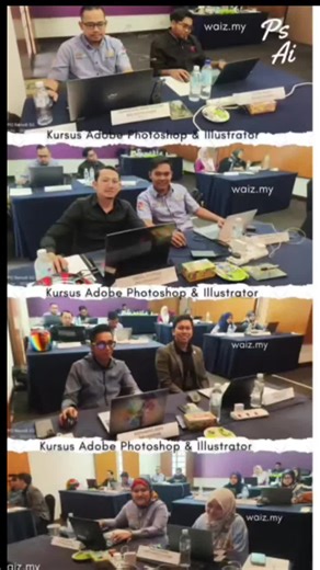 #kursuskomputer #kursuskomputerwaiz #perkeso #corporate #comm Kursus Adobe Illustrator (Asas Pertengahan) Kursus Grafik dan Animasi Digital Kursus Illustrator Peringkat Asas dan Pertengahan ini merangkumi pengunaan alatan-alatan asas untuk menyunting gambar digital pelbagai guna. Kursus ini sesuai untuk pereka-pereka grafik. Objektif Kursus Faham cara kerja perisian Illustrator kerja-kerja penyuntingan Boleh mengunakan alatan-alatan asas perisian Illustrator. Boleh menghasilkan kerja akhir grafi