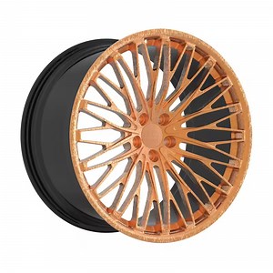 [Hot Item] Golden Color 15/16/17inch Customized Rims Suitable for Various Vehicle Models Forged Rims