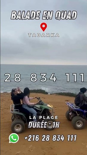 Balade en Quad à Tabarka