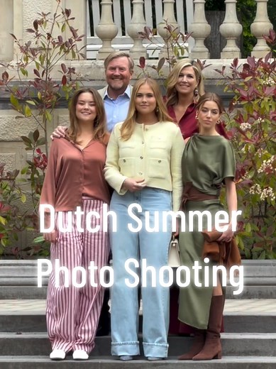Dutch royal family summer photo shoot 2026