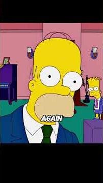 Grandpa Abraham opened the door and found a stranger standing outside. #animerecap #TheSimpsons