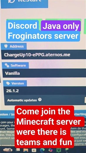 Brand new Minecraft server