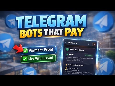 TELEGRAM BOTS THAT PAY 2026 | PAYMENT PROOF | LIVE WITHDRAWAL 