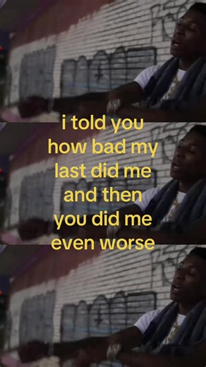 I Told You How Bad My Last Did Me — Short Emotional Rap Video