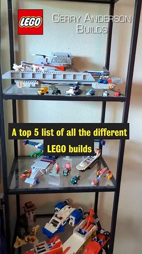 Top 5 LEGO Gerry Anderson Builds #gerryanderson #lego #thunderbirds #ufo #fordmodelt #classictv