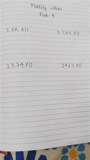 Multiply Any Number by 11 in Seconds 🚀# part -4 #IM Maths Tricks #ytshorts #shorts #fast
