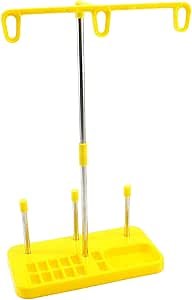 ckpsms Brand -#KP-19004 New Thread Stand-3 Spools Holder for Embroidery,Sewing,Quilting and Serger Machines